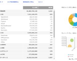 レポートとグラフの複合